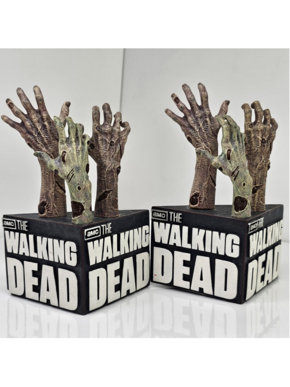 AMC the Walking Dead Bookends Set of 2 Zombie Arms Loot Crate Exclusive (No Box)